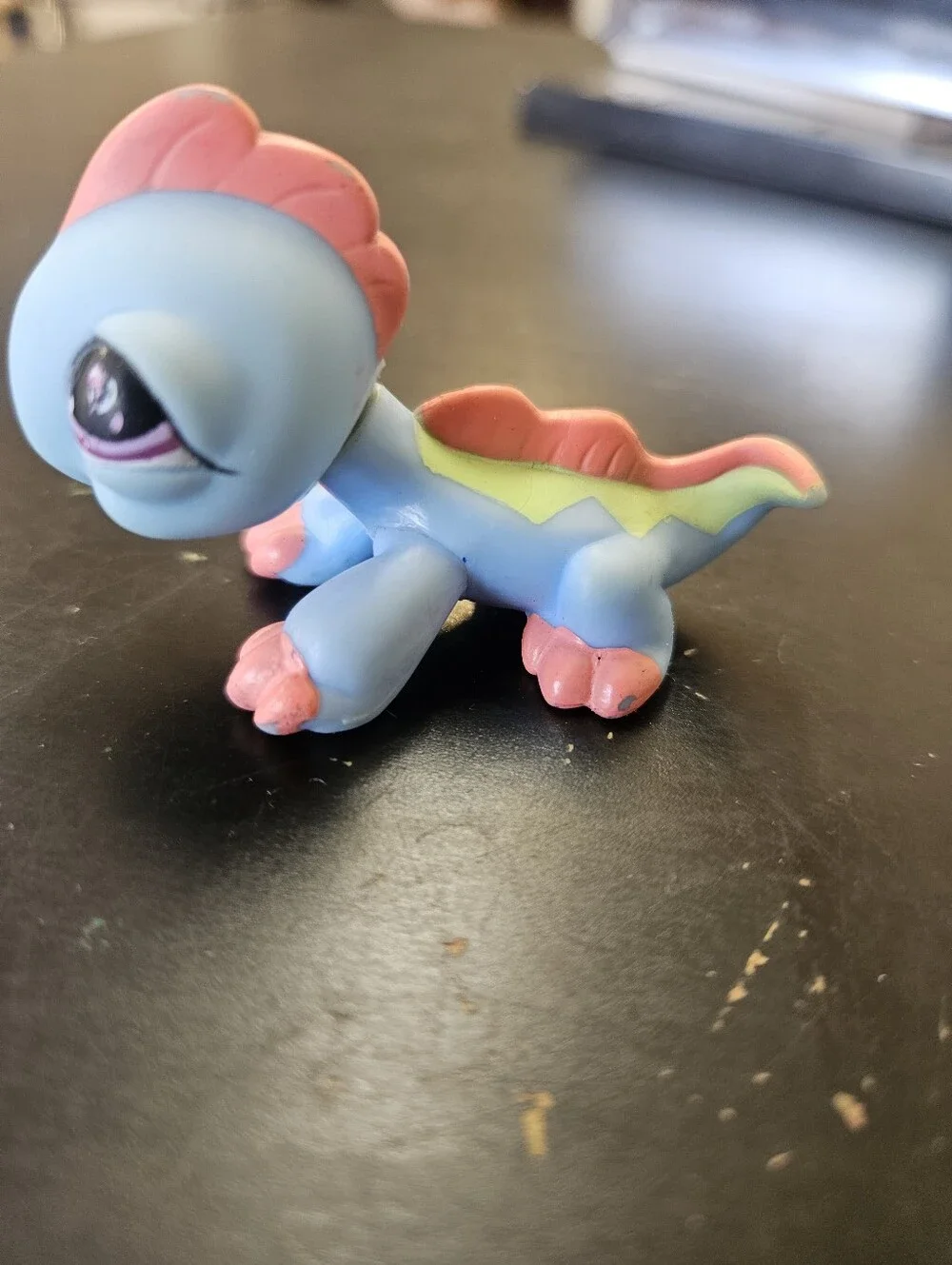 Rare Littlest Pet Shop LPS -  Blue Iguana Lizard #1829